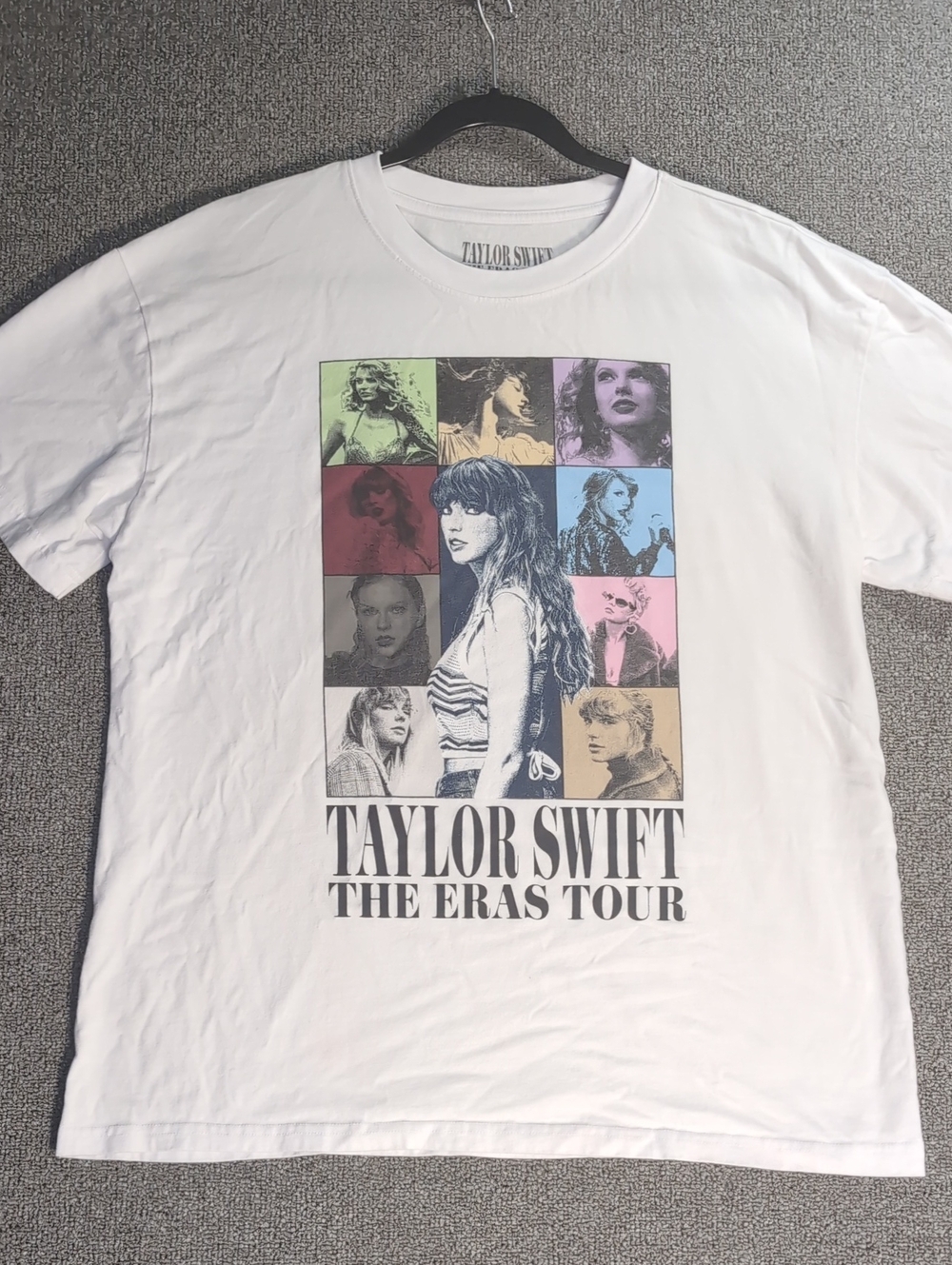 Official Taylor Swift The Eras Tour Photo Grid Tee 2023 Tour Dates Size Large